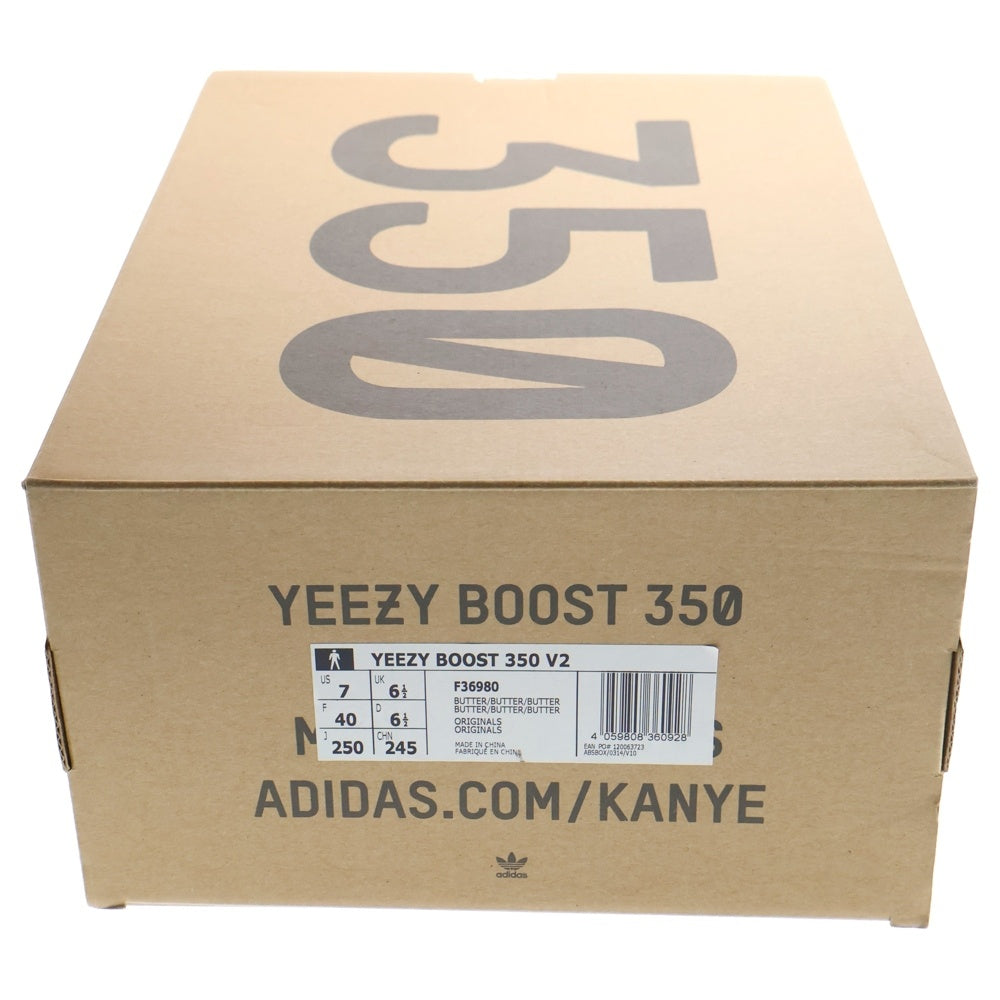 adidas(アディダス) YEEZY BOOST 350 V2 BUTTER イージー ブースト バター ローカットスニーカー イエロー US7/25cm F36980