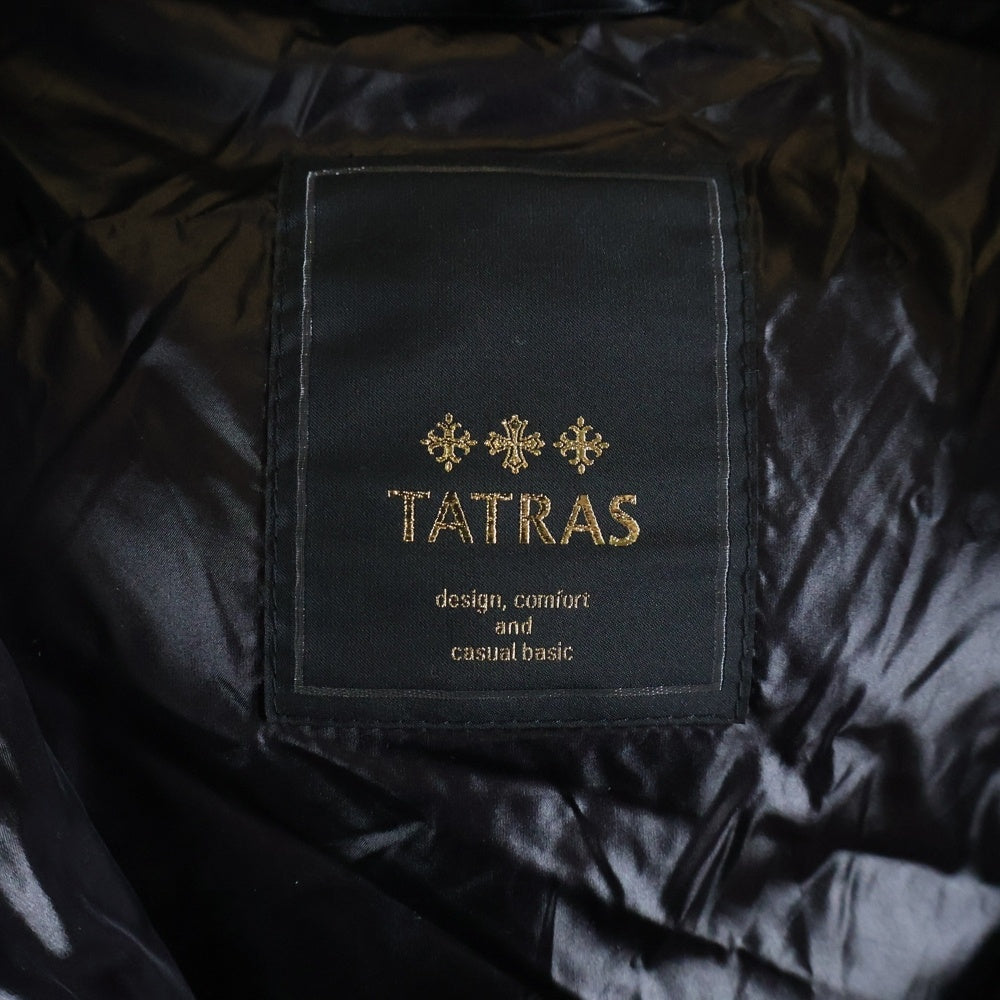 TATRAS(タトラス) BELBO ベルボ フーデッドダウンジャケット ブラック MTA5SH4330