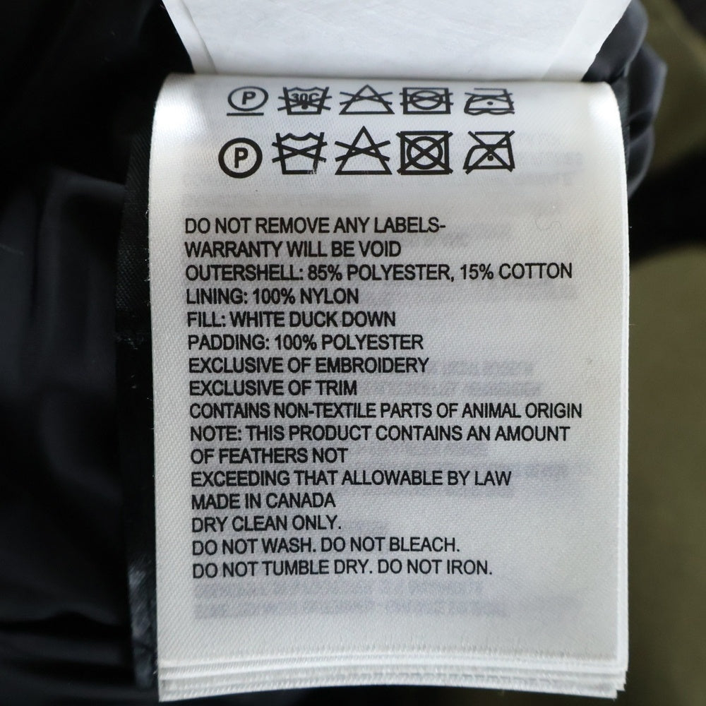 CANADA GOOSE(カナダグース) MAITLAND PARKA メイトランド フーデッドダウンジャケット カーキ 4550M