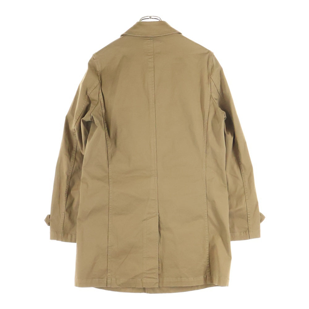 LOUNGE LIZARD(ラウンジリザード) コットン ステンカラーコート ジャケット ブラウン