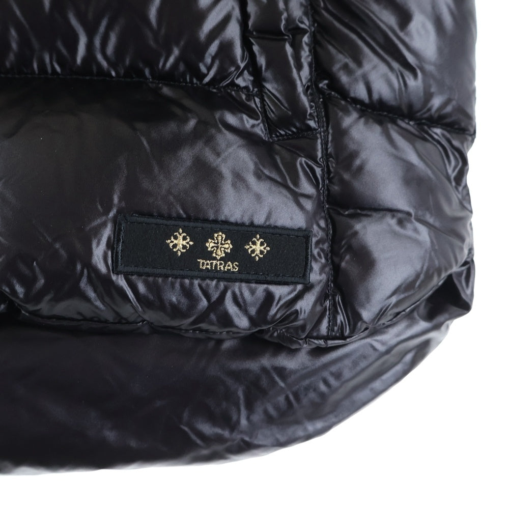 TATRAS(タトラス) POSEIDON ポセイドン フーデッドダウンベスト ブラック MTA15A4309