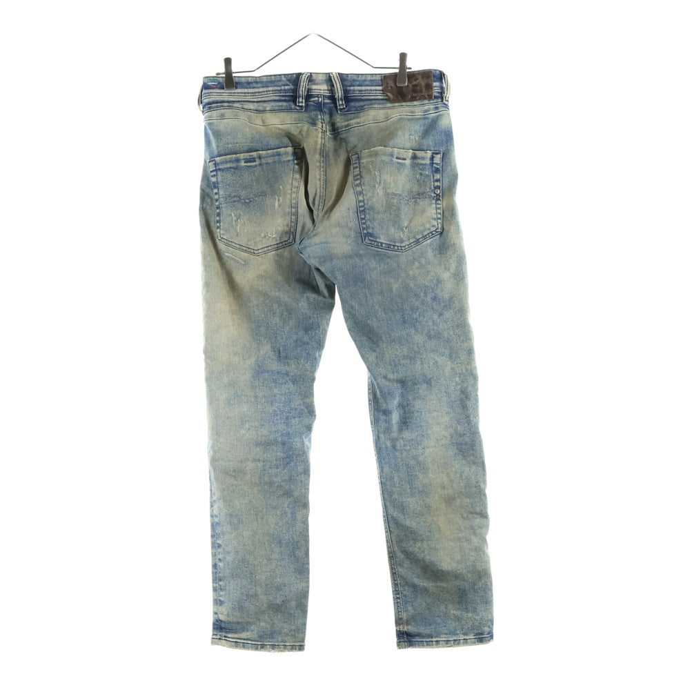 DIESEL(ディーゼル) BELTHER ダメージ加工 クラッシュデニムパンツ レギュラー WASH0830J