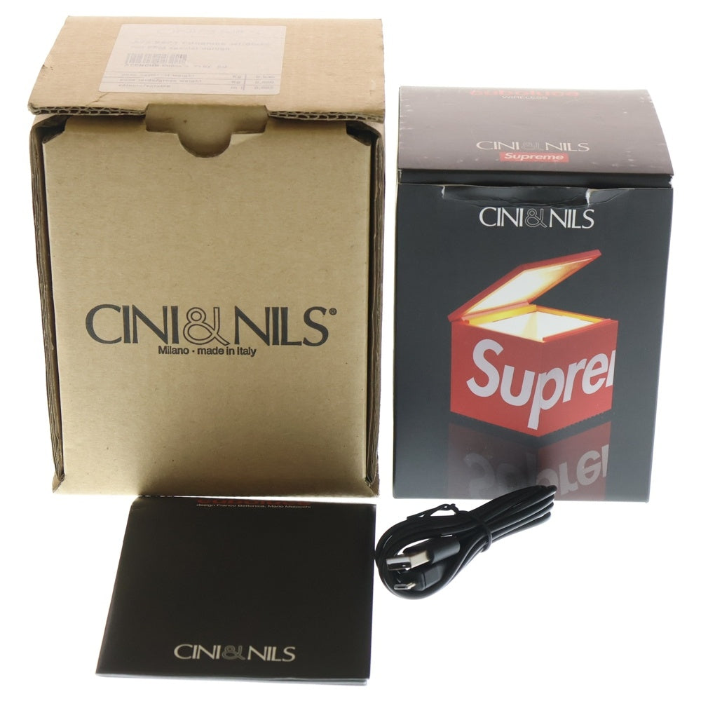 SUPREME(シュプリーム) 21SS Cini&Nils Cuboluce Table Lamp チニ & ニルス キューボルス テーブル ランプ レッド