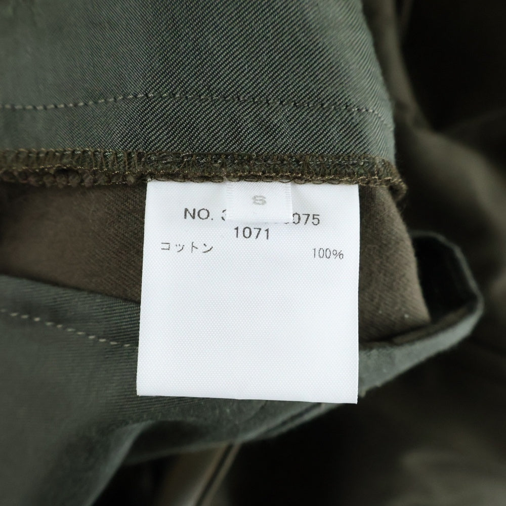 Ron Herman California(ロンハーマン カリフォルニア) 日本製 コットン ツータック ストレートパンツ カーキ レディース 3410600075