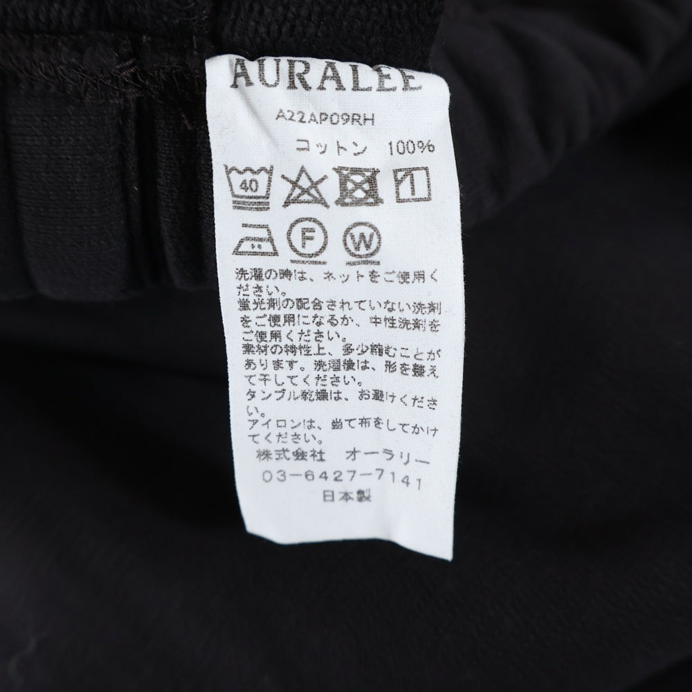 AURALEE(オーラリー) 22AW Ron Herman別注 SUPER SOFT HEAVY SWEAT PANTS スーパーソフト ヘビースウェットパンツ ダークブラウン レディース A22AP09RH