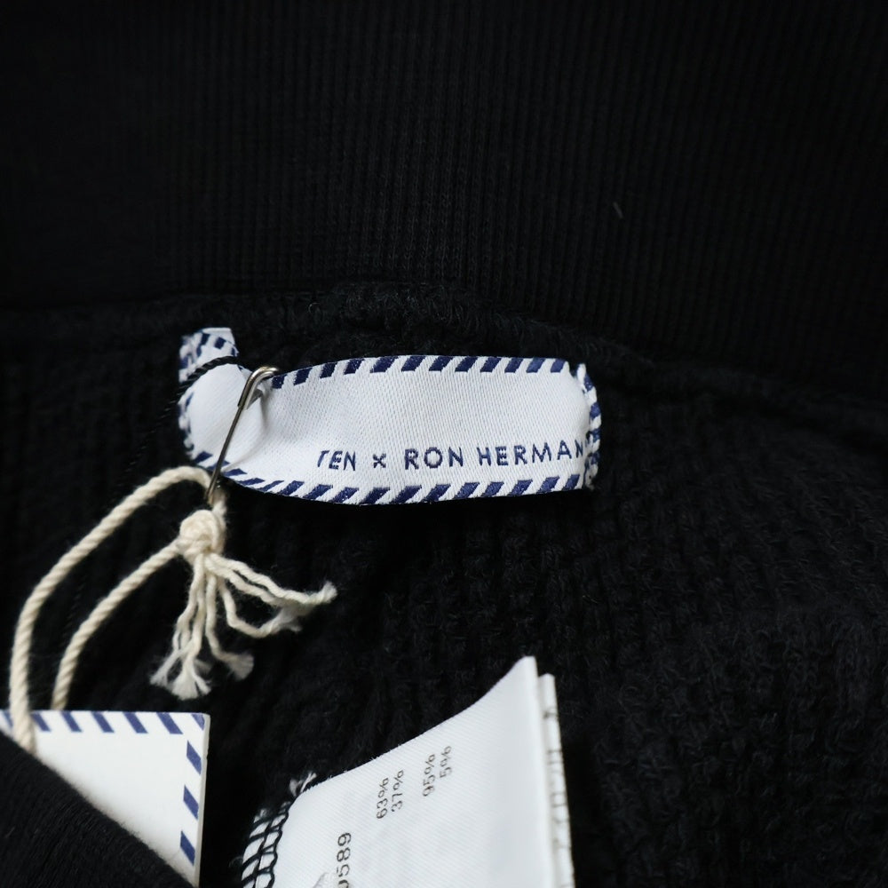 RON HERMAN(ロンハーマン) TEN別注 ウールコットン リブニット パンツ ブラック レディース 3610600589