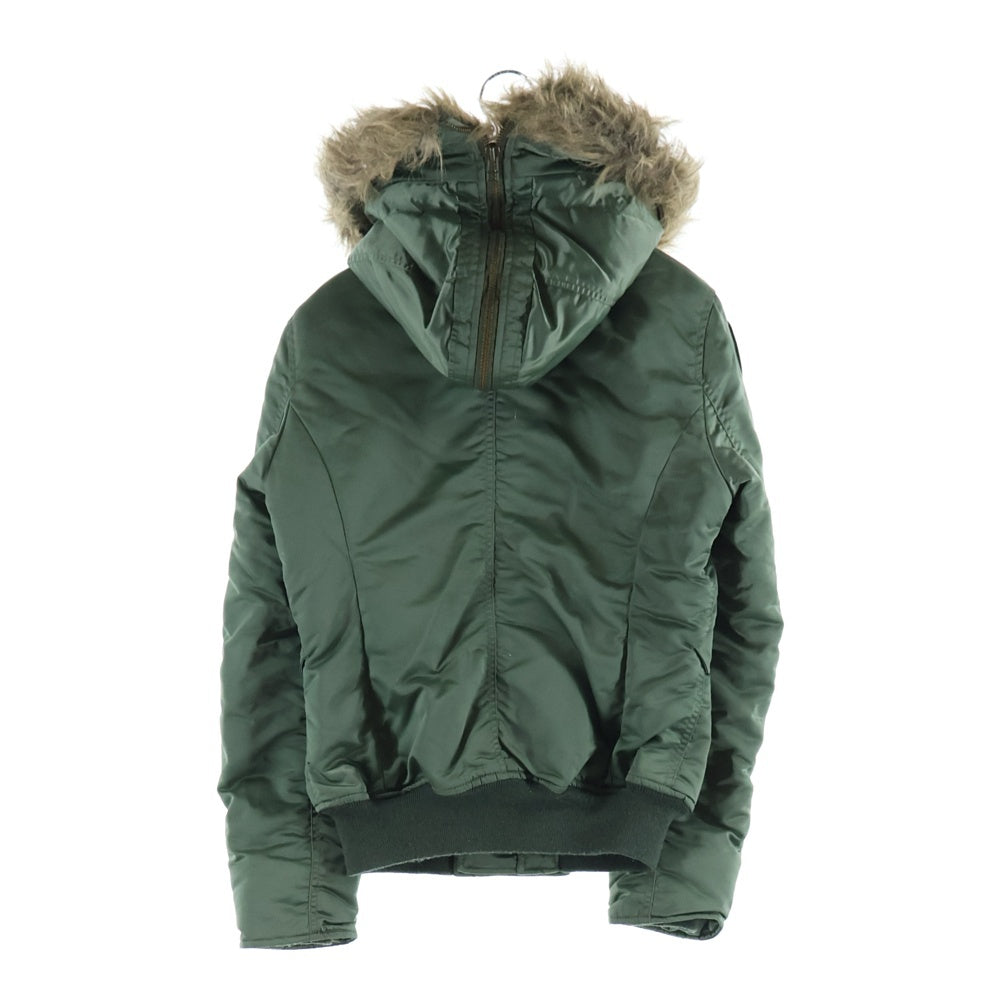 HYSTERIC GLAMOUR(ヒステリックグラマー) N2B ファフーデッド ナイロンジャケット カーキ 2AB-7100