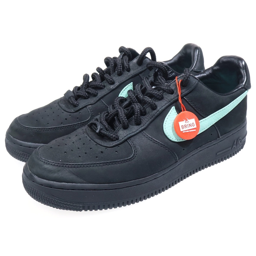 NIKE(ナイキ) ×TIFFANY&CO AIR FORCE 1 LOW 1837 BLACK ティファニー エアフォース1 ローカットスニーカー ブラック US8/26cm DZ1382-001