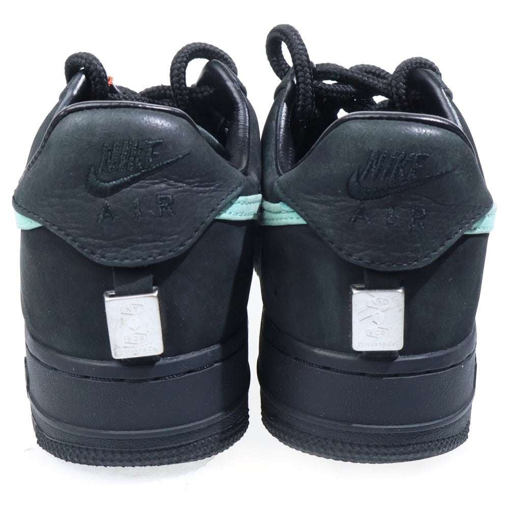 NIKE(ナイキ) ×TIFFANY&CO AIR FORCE 1 LOW 1837 BLACK ティファニー エアフォース1 ローカットスニーカー ブラック US8/26cm DZ1382-001