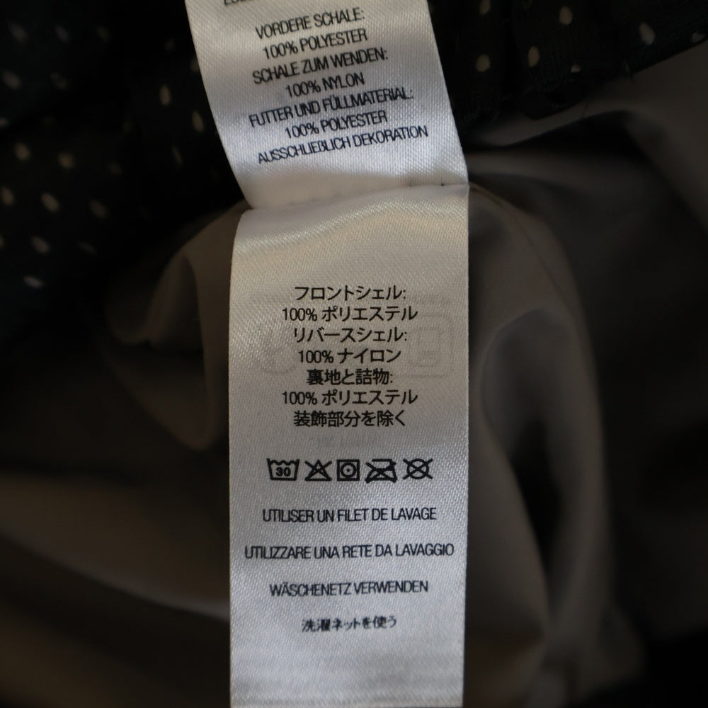 SUPREME(シュプリーム) 23SS Mesh Jersey Puffer Jacket メッシュジャージ ロゴデザイン パファージャケット ブラック