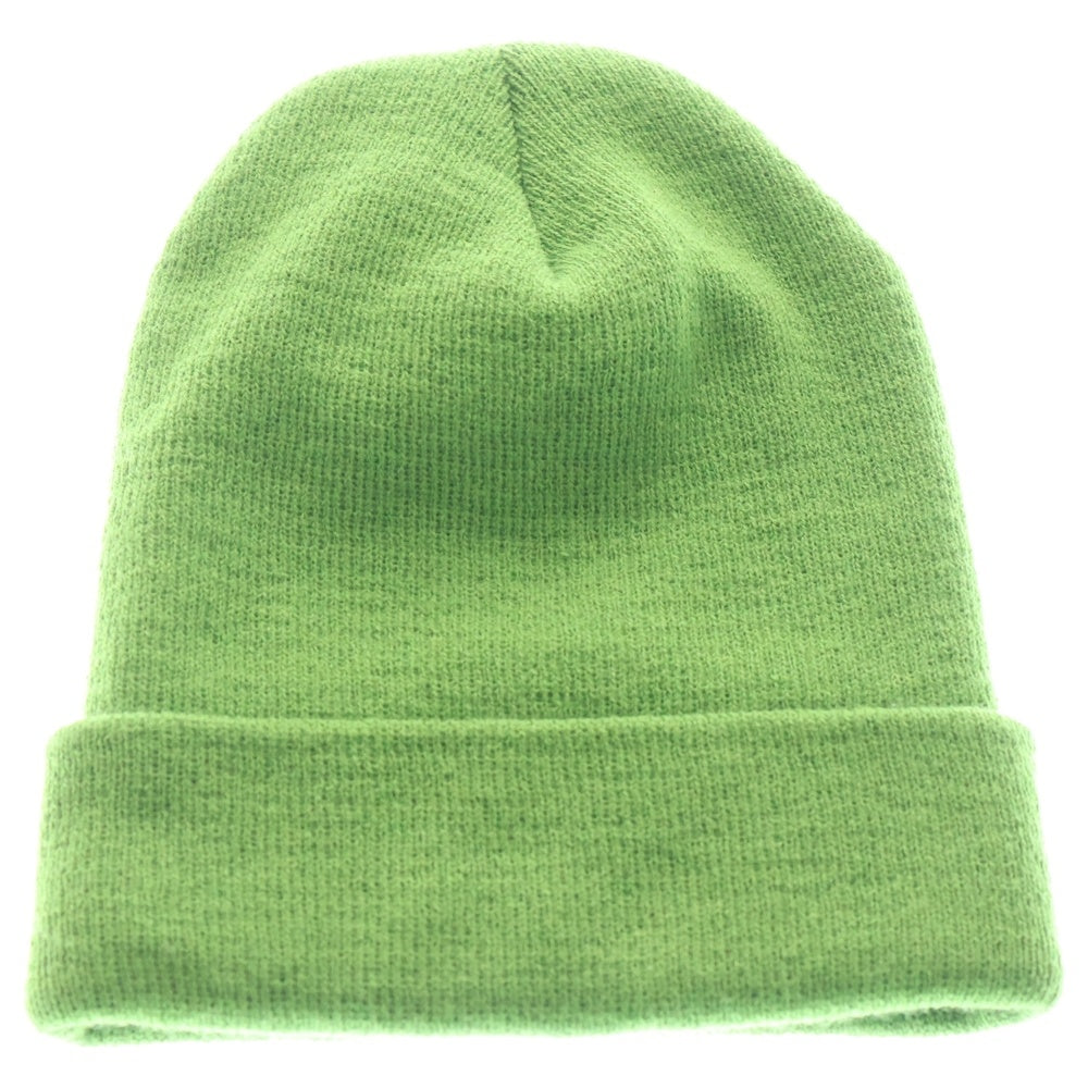 HUMAN MADE(ヒューマンメイド) ロゴパッチデザイン ビーニー ニット帽 帽子 グリーン