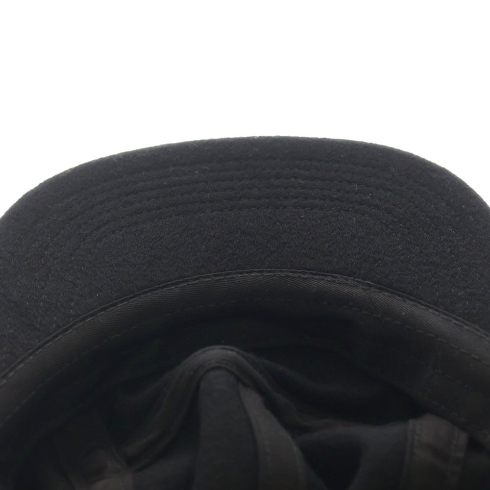 SUPREME(シュプリーム) 17AW Wool Camp Cap ボックスロゴ ウール キャンプ キャップ 帽子 ブラック