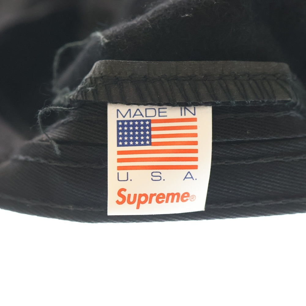 SUPREME(シュプリーム) 17AW Wool Camp Cap ボックスロゴ ウール キャンプ キャップ 帽子 ブラック