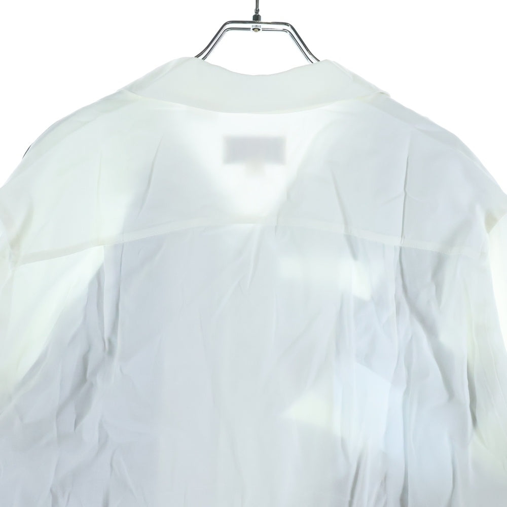 SUPREME(シュプリーム) 21SS ×EMILIO PUCCI S.S Shirt エミリオ プッチ 総柄 半袖オープンカラーシャツ ホワイト/ネイビー 9JRJ05