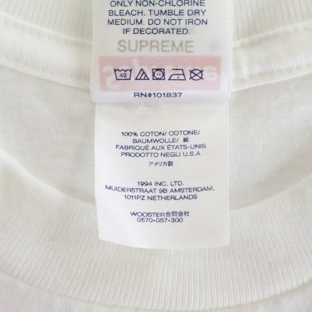 SUPREME(シュプリーム) 24SS Varsity Tee バーシティ クルーネック半袖Tシャツ カットソー ホワイト