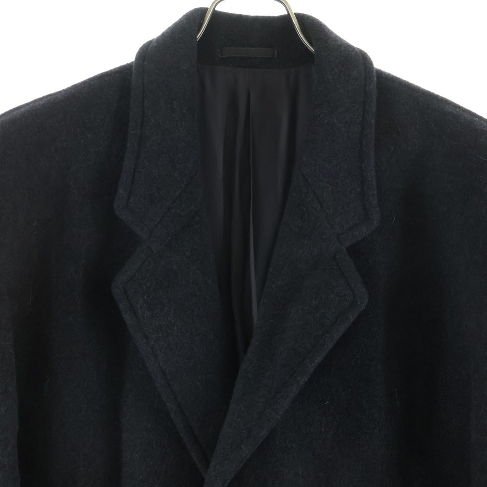 COMME des GARCONS HOMME(コムデギャルソンオム) 80~90S ネップ加工 ダブルポケット ウールチェスターコート グレー HC-080130