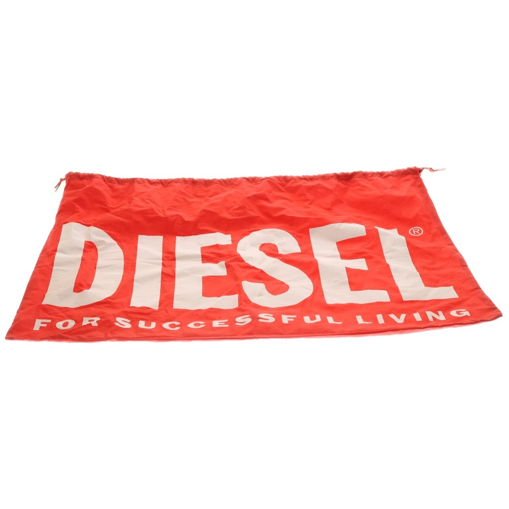 DIESEL(ディーゼル) オーバルDロゴデザイン 異素材ミックス ダッフル ボストンバック カーキ