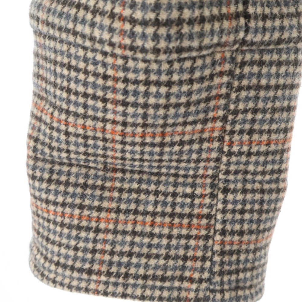 MARY QUANT(マリークワント) カラー切り替え ハングトゥース マルチポケット ショートジャケット ブラウン 267-554901-050-3