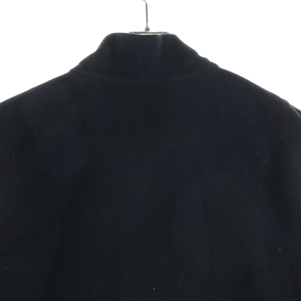 PRADA SPORT(プラダ スポーツ) フロントロゴプレート ダブルポケット ジップアップ ボアベスト ブラック SJG13 E36