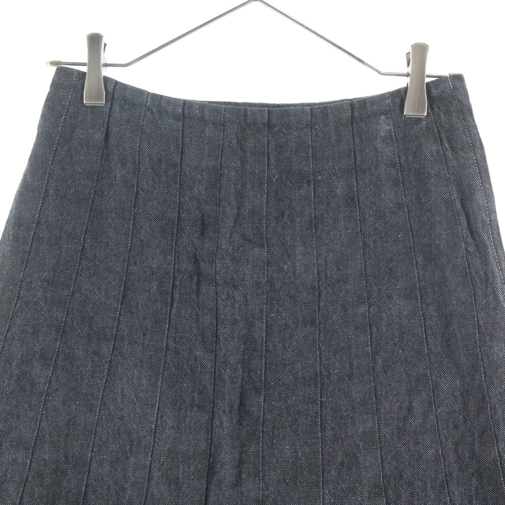 tricot COMME des GARCONS(トリコ コム デ ギャルソン) 03SS サイドジップアップ マルチダーツ デニムスカート レディース ブラック TJ-S037