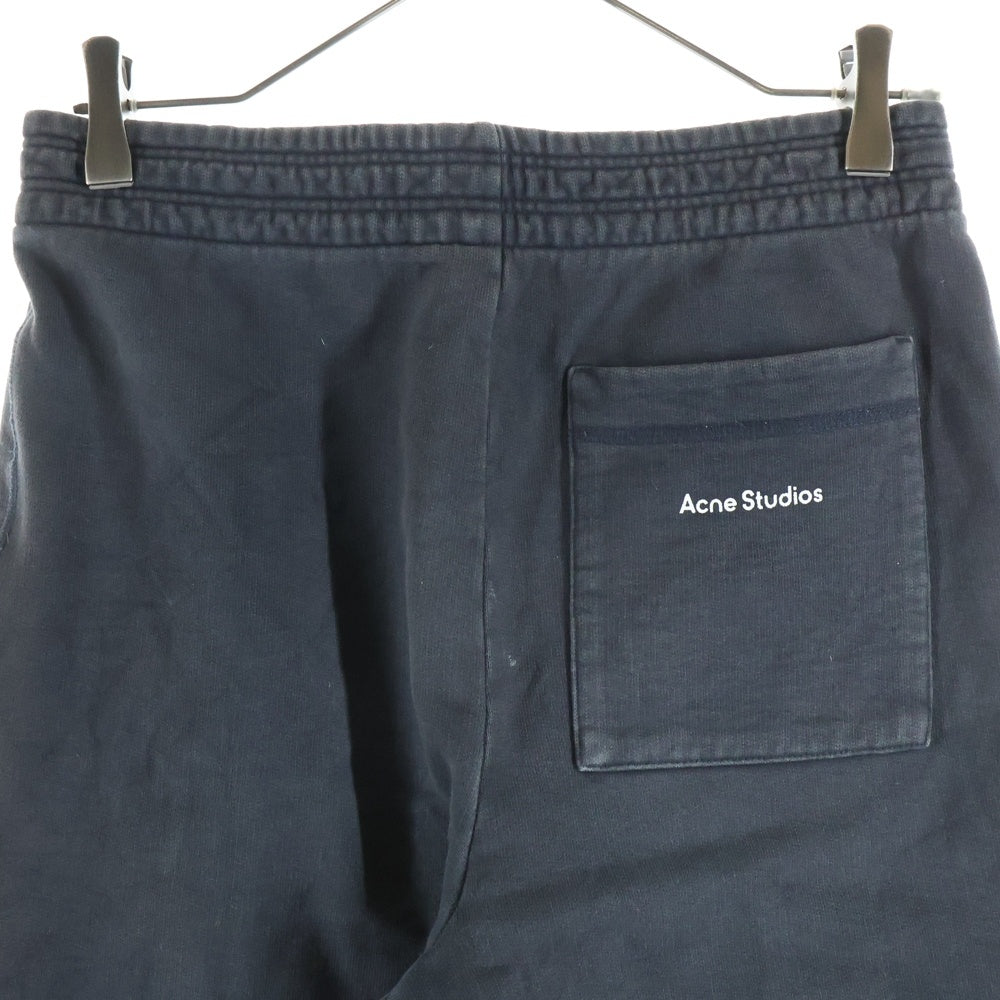 Acne Studios(アクネ ストゥディオズ) バックロゴデザイン マルチポケット ストレッチパンツ ブラック FN-WN-TROU000508