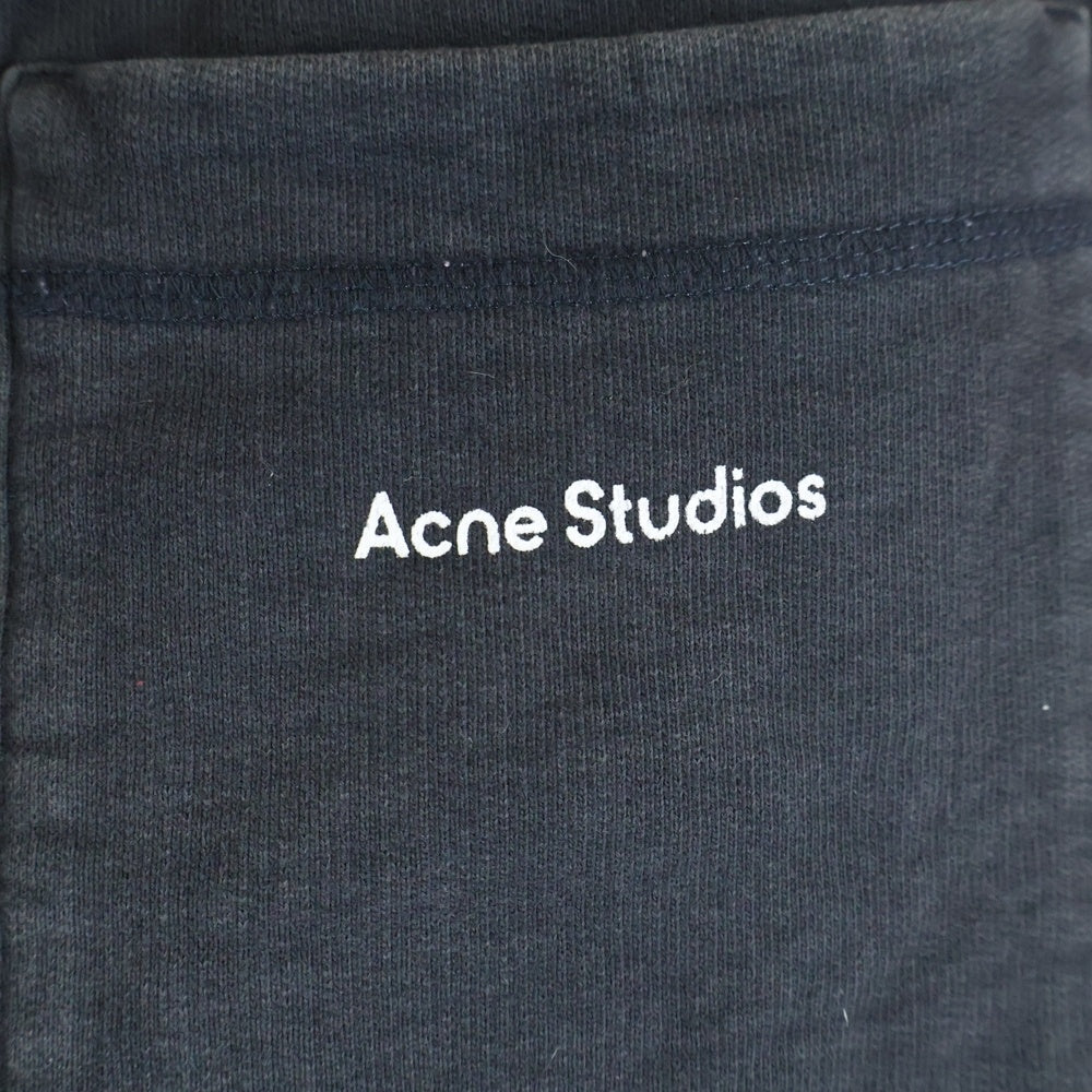 Acne Studios(アクネ ストゥディオズ) バックロゴデザイン マルチポケット ストレッチパンツ ブラック FN-WN-TROU000508