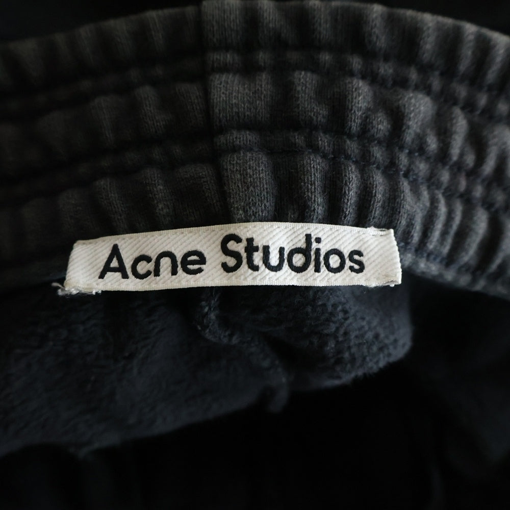 Acne Studios(アクネ ストゥディオズ) バックロゴデザイン マルチポケット ストレッチパンツ ブラック FN-WN-TROU000508