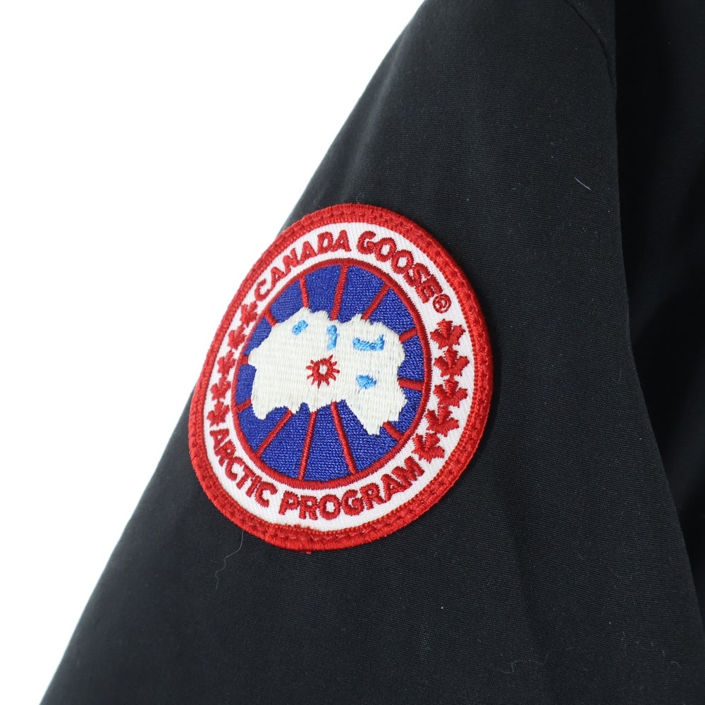 CANADA GOOSE(カナダグース) LABRADOR DOWN JACKET ラブラドール ワッペンロゴ ファーフーデッド ダウンジャケット レディース ブラック 7967JL