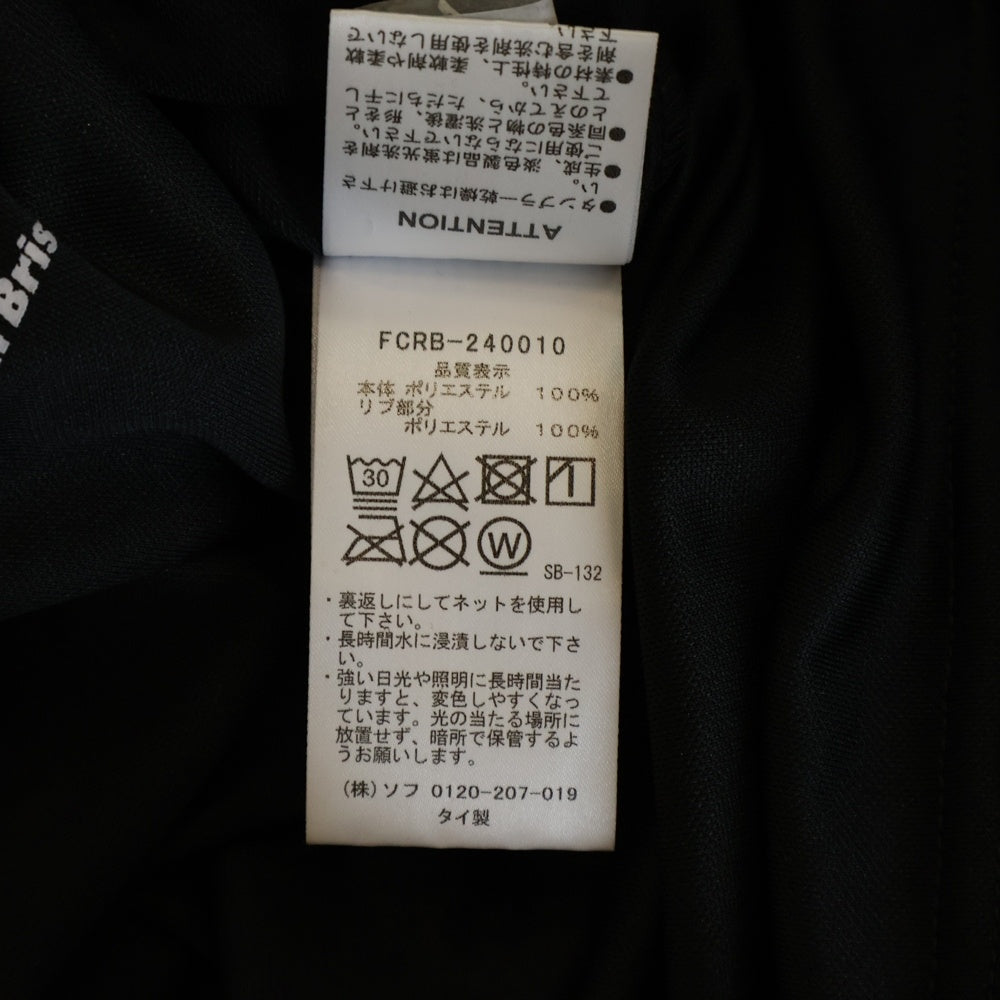SOPH.(ソフネット) ×F.C.R.B. 胸ロゴデザイン カットソー 半袖ポロシャツ ブラック FCRB-240010