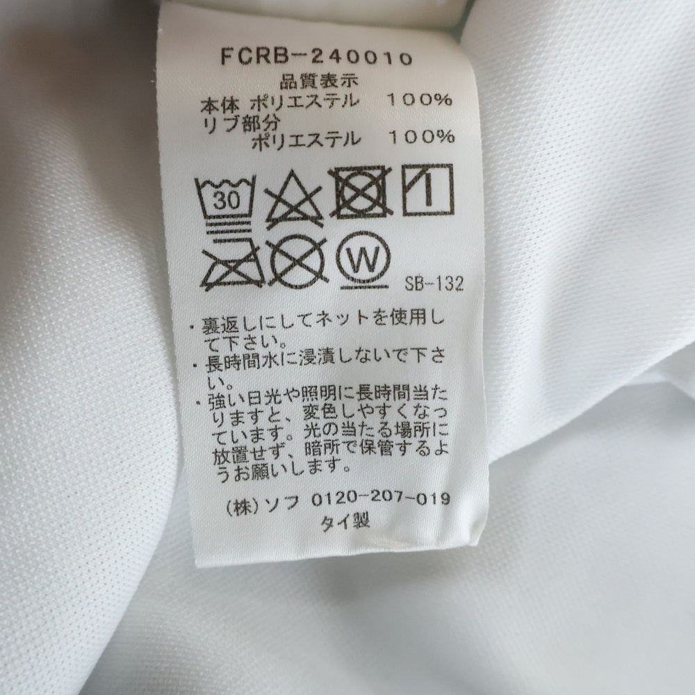 SOPH.(ソフネット) ×F.C.R.B. 胸ロゴデザイン カットソー 半袖ポロシャツ ホワイト FCRB-240010