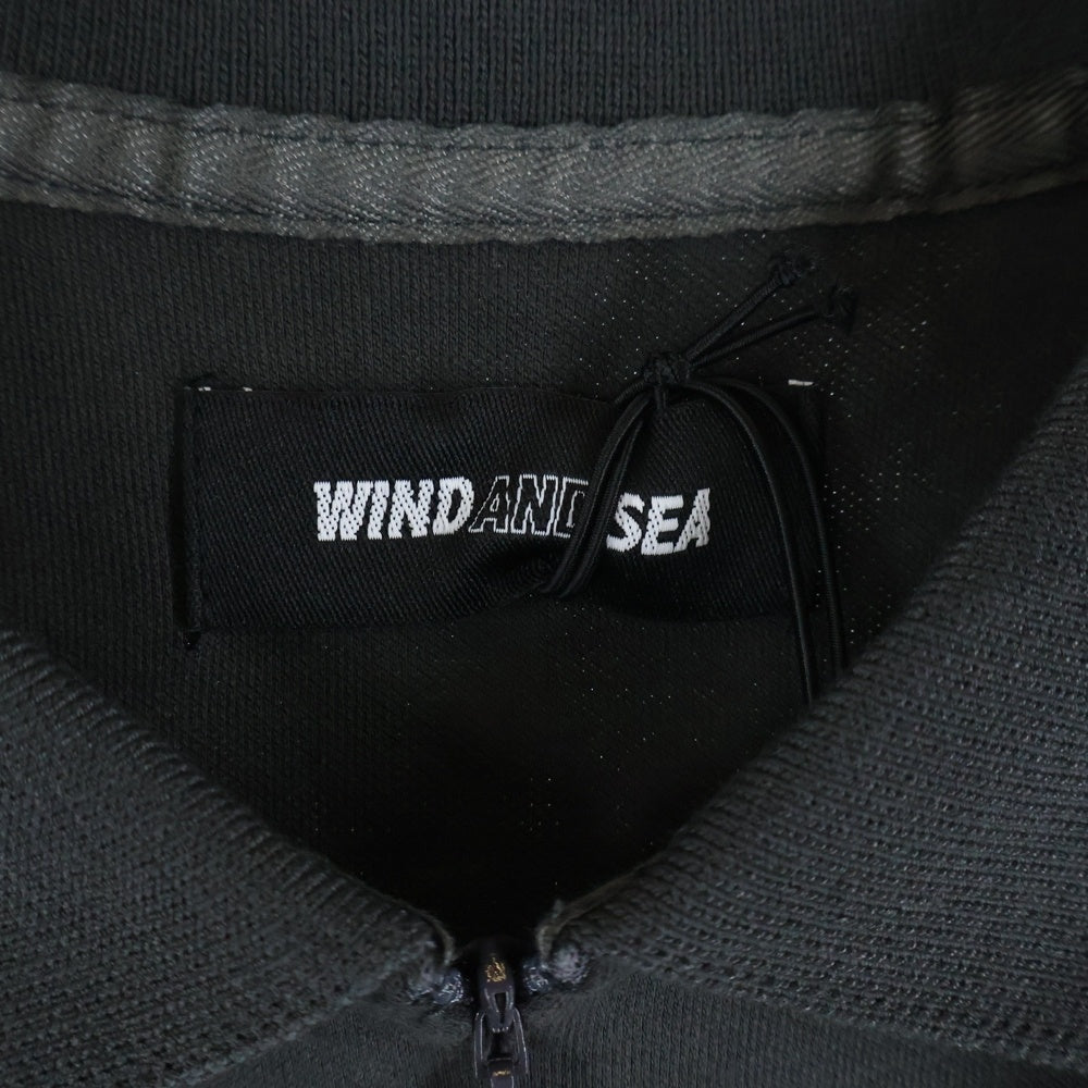 WIND AND SEA(ウィンダンシー) Switch Polo Top スイッチ ポロトップ 半袖シャツ グレー