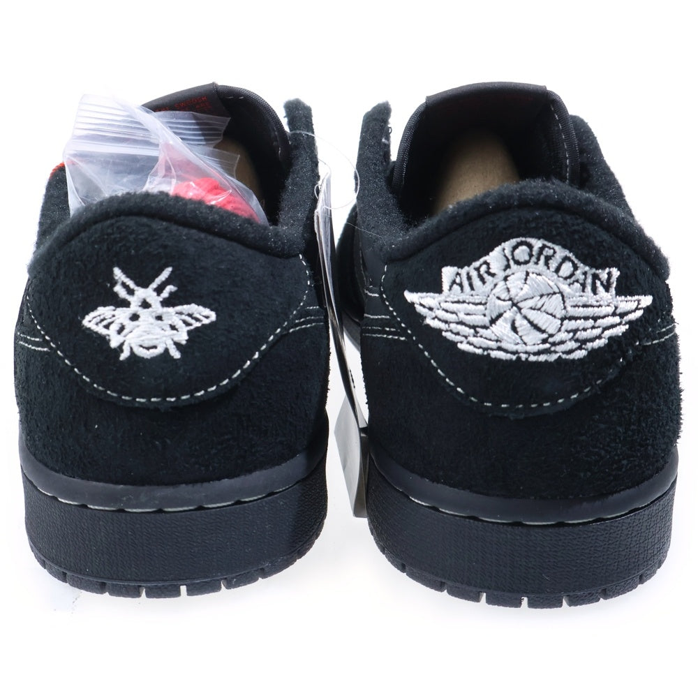 NIKE(ナイキ) ×TRAVIS SCOTT AIR JORDAN 1 LOW OG SP BLACK PHANTOM エアジョーダン1 ブラックファントム ローカットスニーカー ブラック US10.5/28.5cm DM7866-001