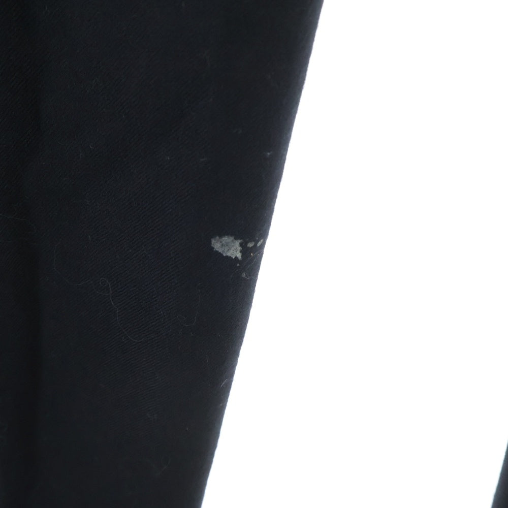 NUMBER (N)INE(ナンバーナイン) 09AW バイアスダーツ ストレート プレスド スラックス パンツ トラウザー ブラック F09-CLPL001A