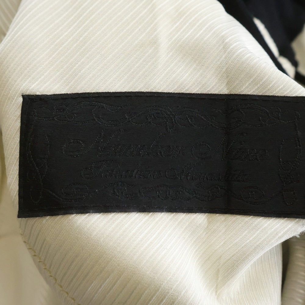 NUMBER (N)INE(ナンバーナイン) 09AW バイアスダーツ ストレート プレスド スラックス パンツ トラウザー ブラック F09-CLPL001A