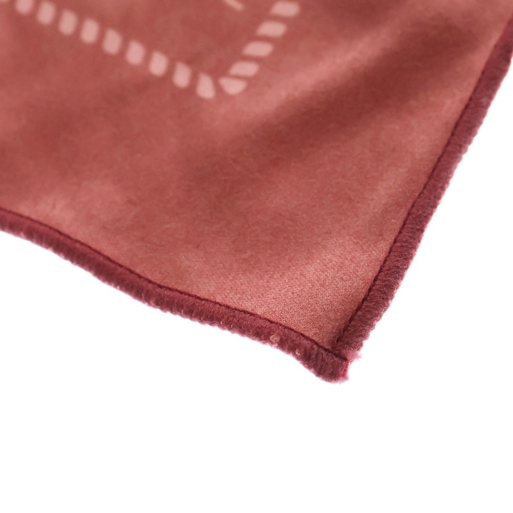 TAKAHIROMIYASHITA The SoloIst.(タカヒロミヤシタザソロイスト) 総柄 コットン スカーフ ハンカチ ピンク レディース