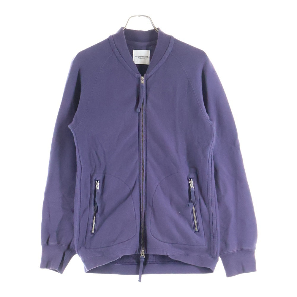 TAKAHIROMIYASHITA The SoloIst.(タカヒロミヤシタザソロイスト) 17SS BASEBALL JACKET ベースボール ジップアップ スウェット ブルゾン ジャケット パープル swc.0009aSS17