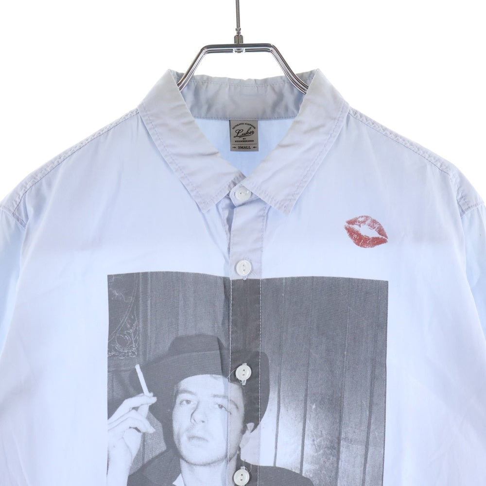 LUKER BY NEIGHBORHOOD(ルーカーバイネイバーフッド) 13SS ×ザ・クラッシュ ジョー・ストラマー 長袖シャツ 131BRPOL-SHM01