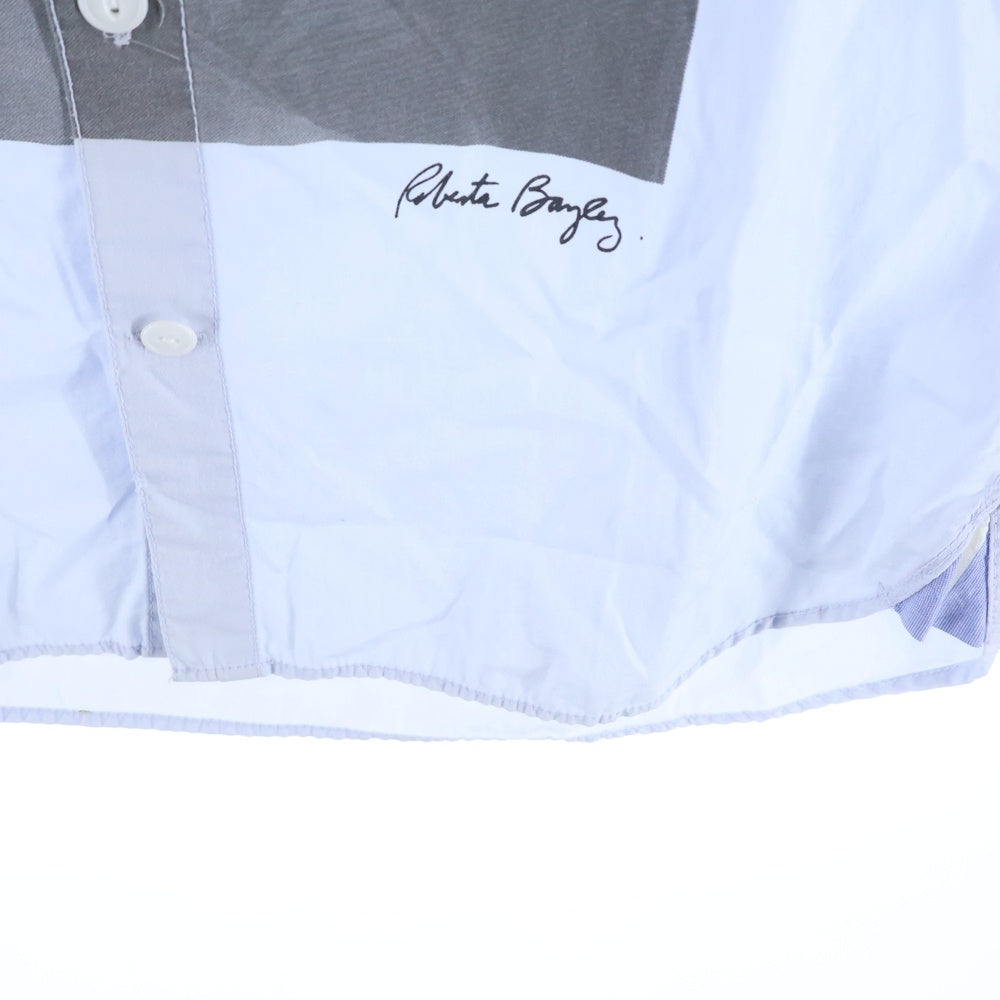 LUKER BY NEIGHBORHOOD(ルーカーバイネイバーフッド) 13SS ×ザ・クラッシュ ジョー・ストラマー 長袖シャツ 131BRPOL-SHM01