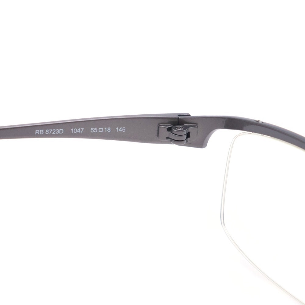 Ray Ban(レイバン) RB8723 OPTICS オプティクス ハーフリム チタニウムフレーム サングラス メガネ シルバー