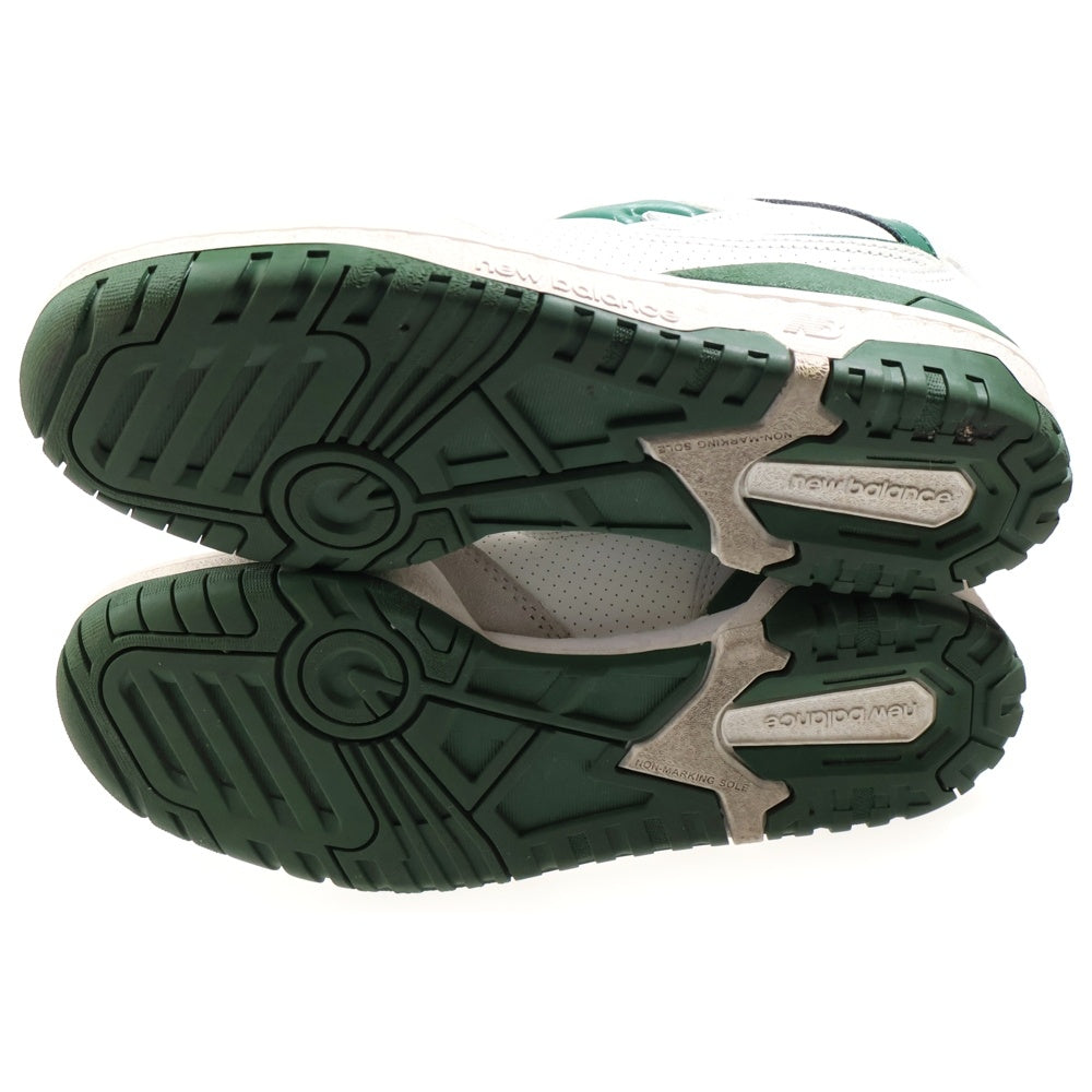 New Balance(ニューバランス) BB550WT1 ローカットスニーカー ホワイト/グリーン US7/25cm