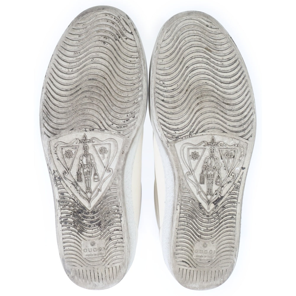 GUCCI(グッチ) インターロッキングG レザー ローカットスニーカー レディース ホワイト 625783