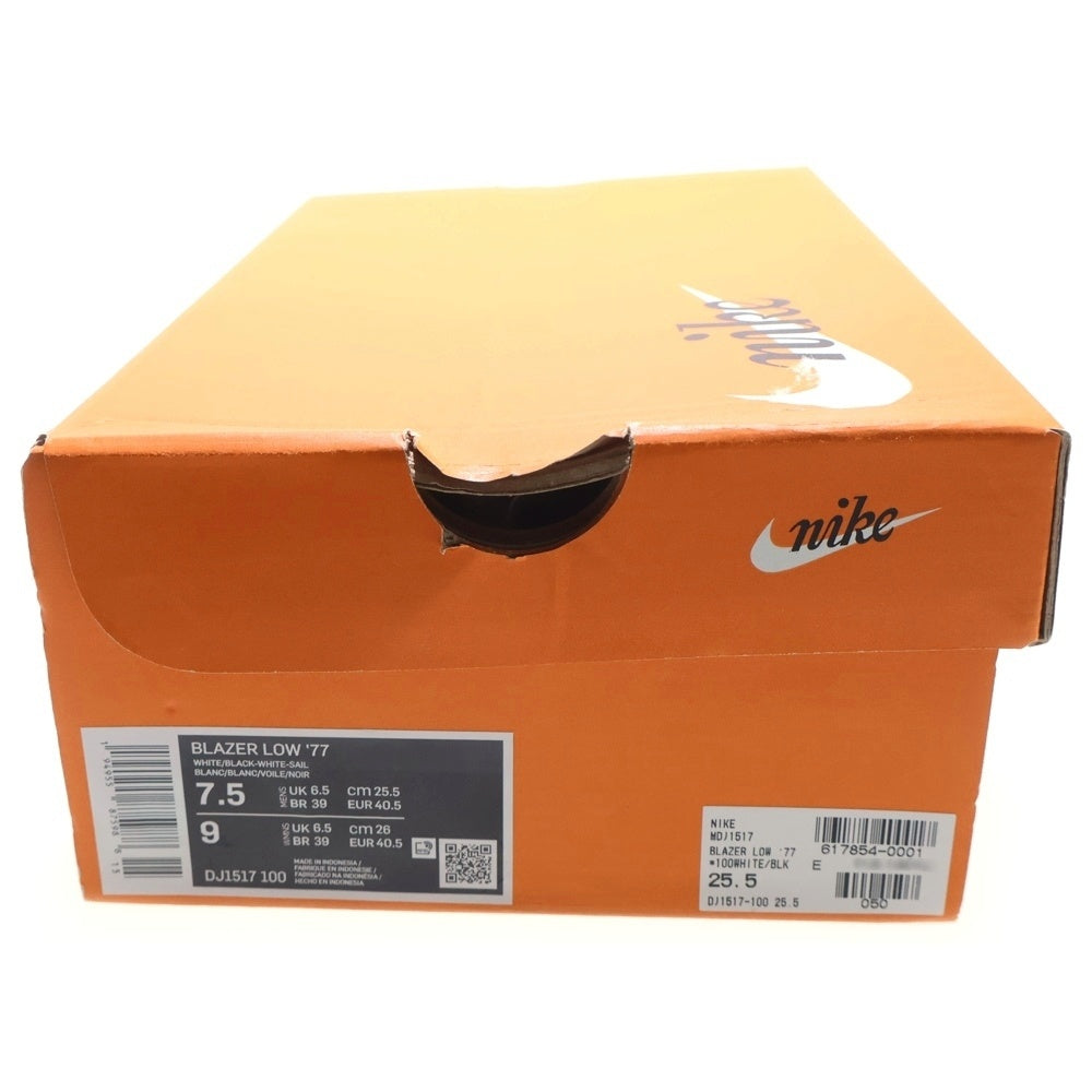 NIKE(ナイキ) BLAZER LOW 77 PAINT SPLATTER ブレザー ペイントスプラッター ローカットスニーカー マルチカラー US7.5/25.5cm DJ1517-100
