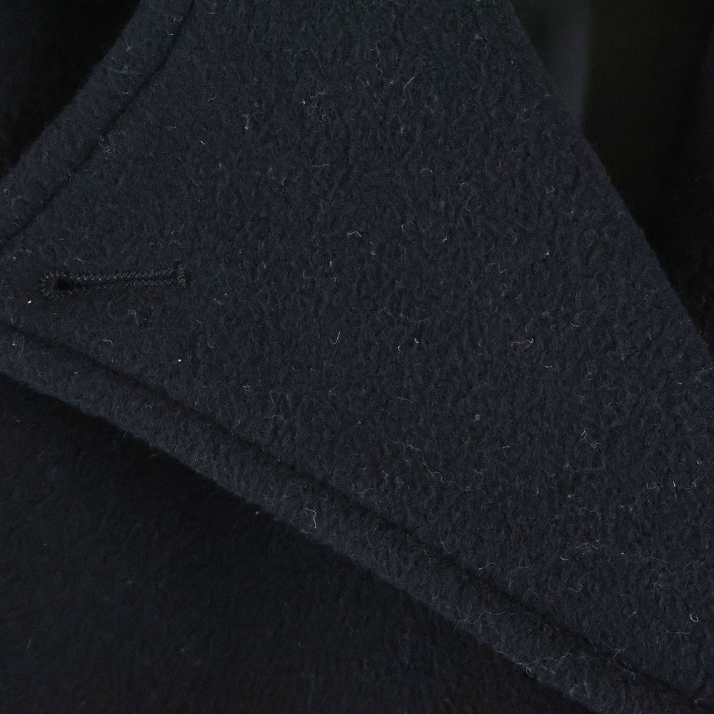 NO BRAND(ノーブランド) BLANC BASQUE ブランバスク Pコート ナイロン切替 ジャケット ブラック BB36-514