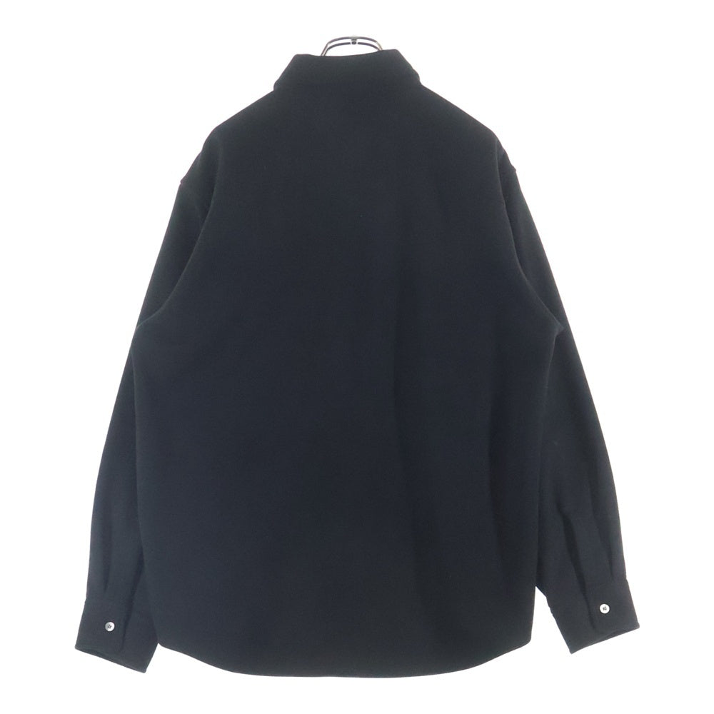 LOVELESS(ラブレス) スエード レギュラーカラー 長袖シャツ ブラック 61M34-810-09