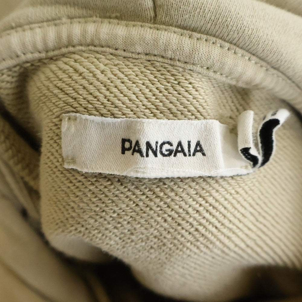 NO BRAND(ノーブランド) PANGAIA パンゲア プルオーバーフーディー パーカー ドローストリング スウェットパンツ セットアップ ベージュ