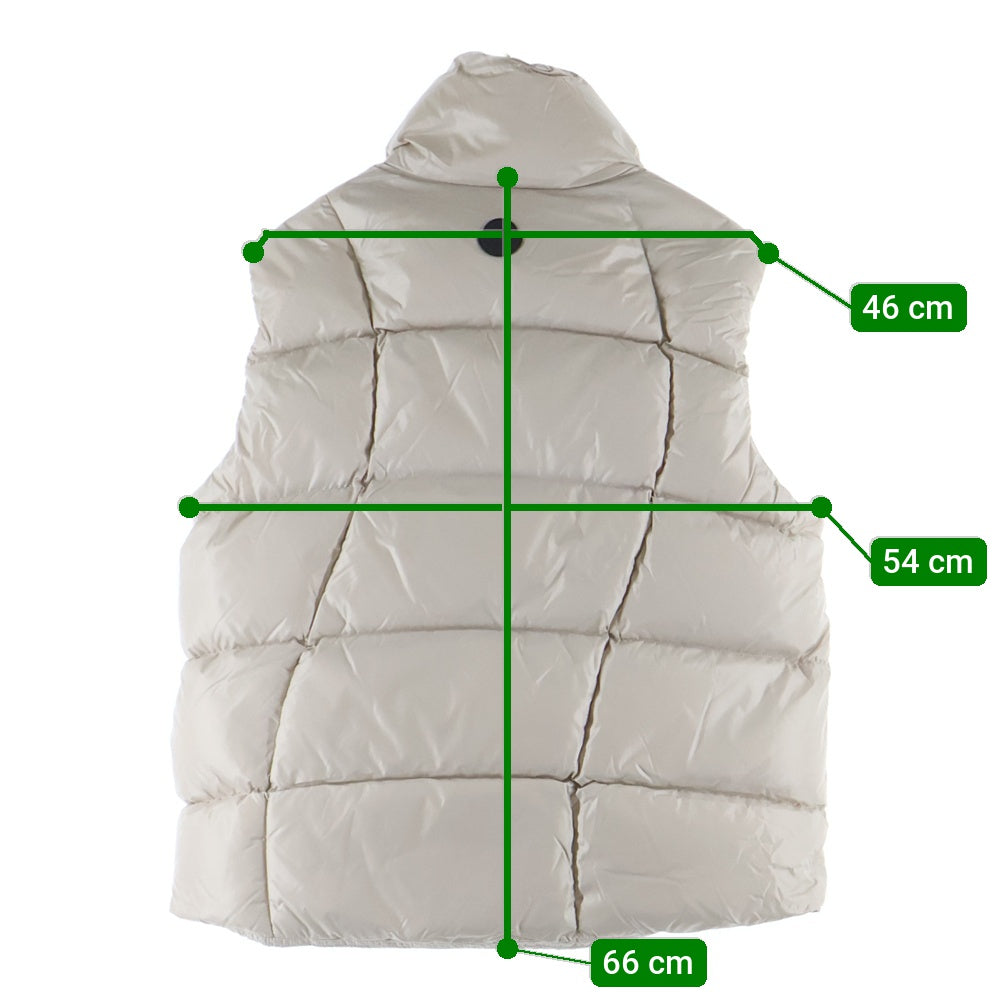 MONCLER(モンクレール) 23AW ×ADIDAS BOZON GILET アディダス ボゾン ジレ ジップアップダウンベスト アイボリー I209S1A00011