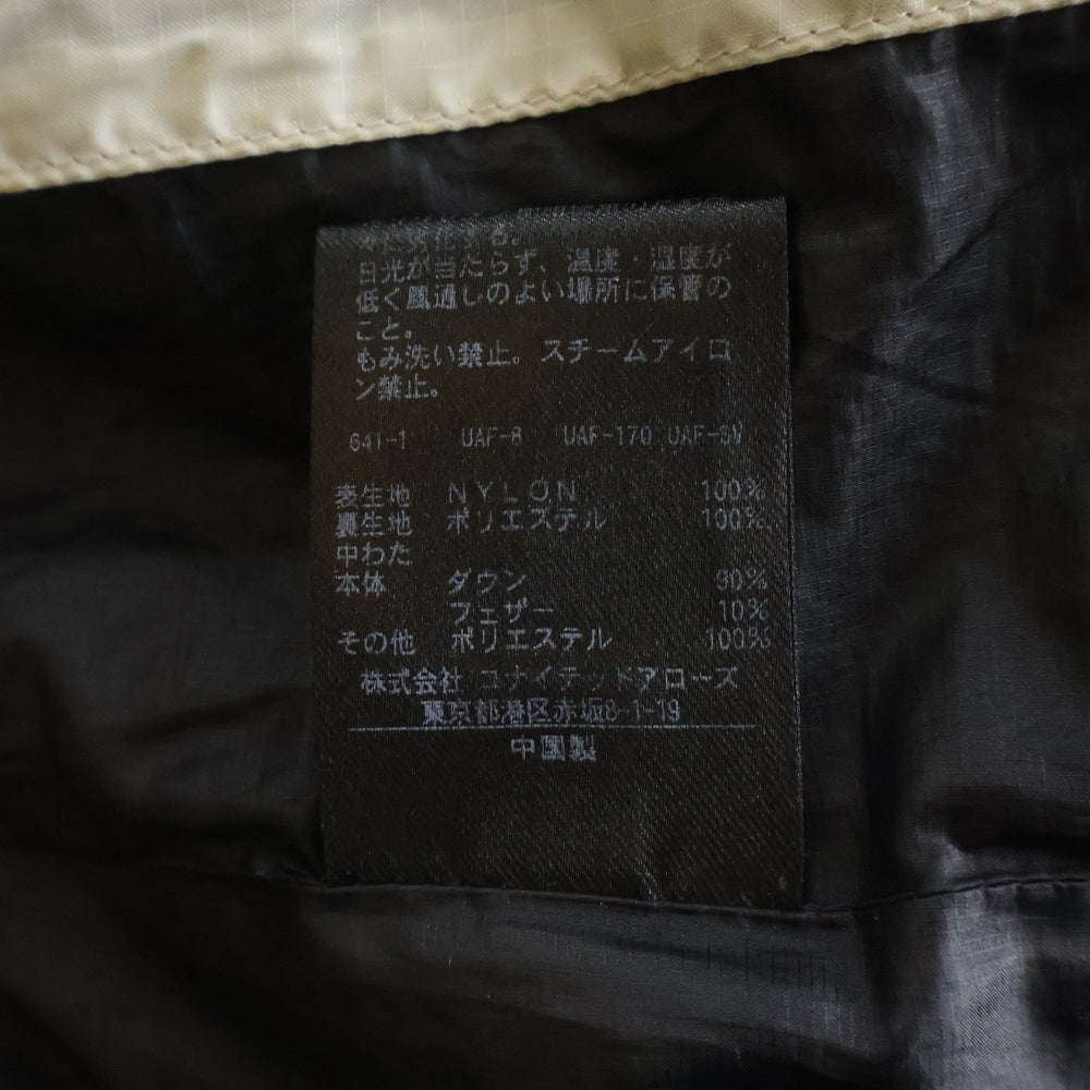 BEAUTY&YOUTH UNITED ARROWS(ビューティーアンドユースユナイテッドアローズ) 小松マテーレ フーデッドダウンジャケット ブラック 1225-114-8585