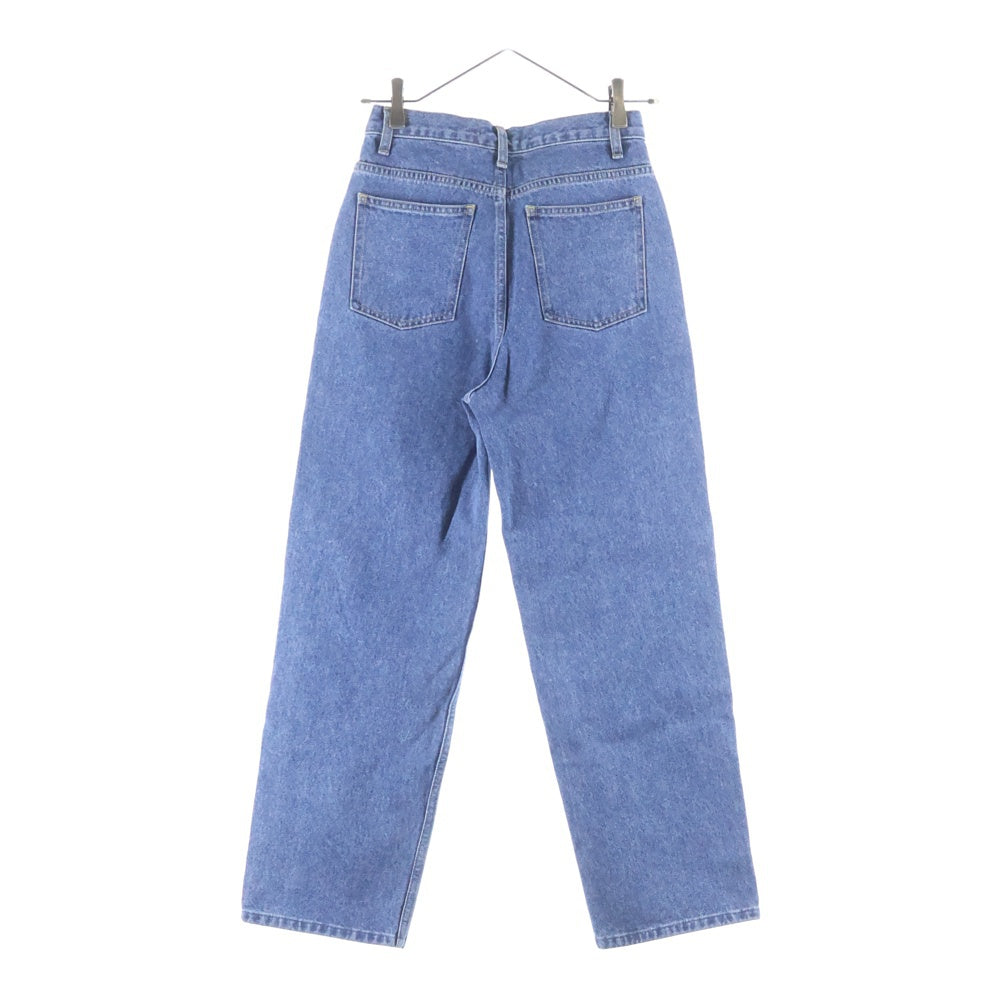 NO BRAND(ノーブランド) ANUKE (アンヌーク) HIGHWAIST STRAIGHT DENIM ハイウエスト ストレートデニムパンツ ジーンズ インディゴ 62411401