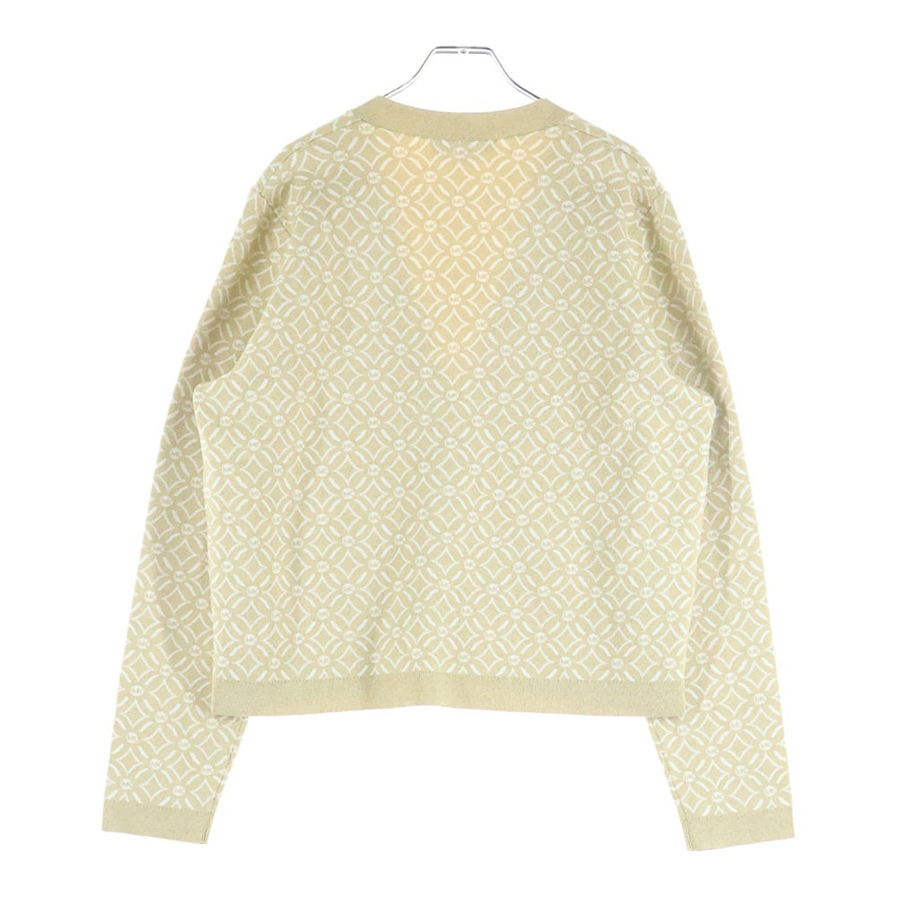 MICHAEL KORS(マイケルコース) フラワーロゴモノグラム ニットカーディガン ゴールド レディース JF4610PFK7