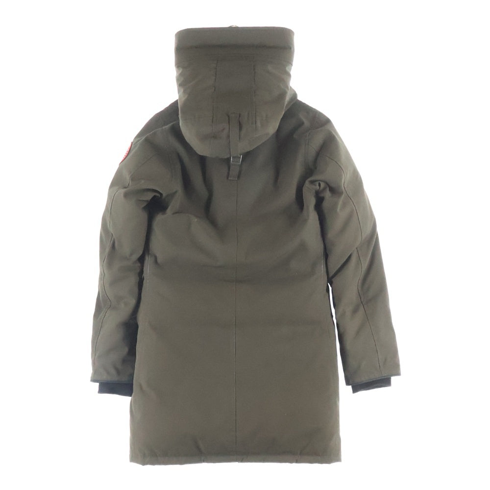 CANADA GOOSE(カナダグース) BRONTE PARKA ブロンテパーカ コヨーテファー フーディダウンジャケット レディース カーキ 2600JL R